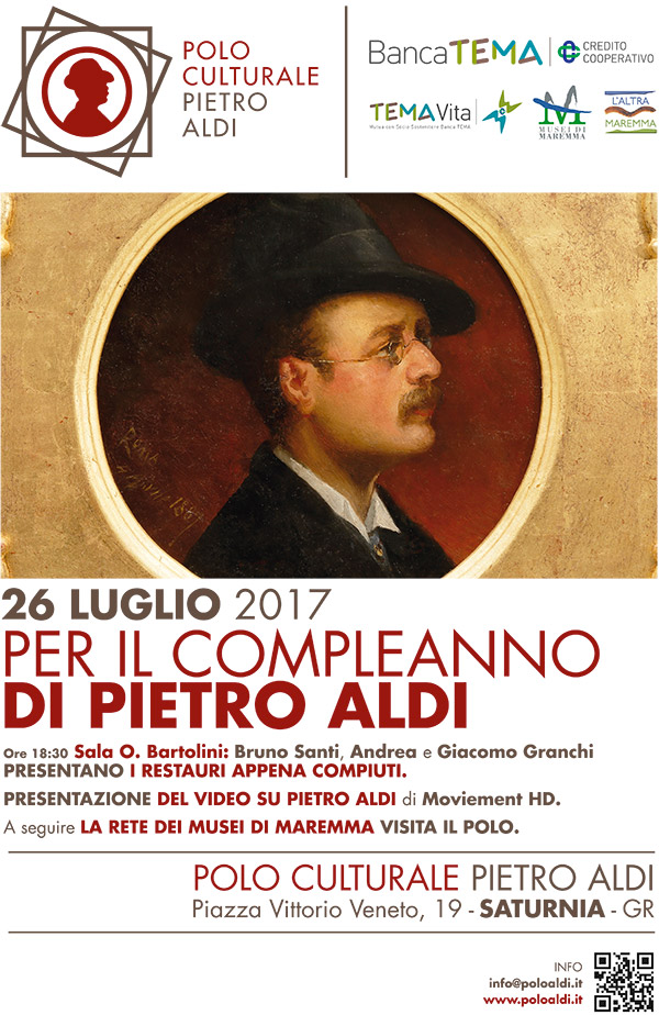 Locandina compleanno Pietro Aldi