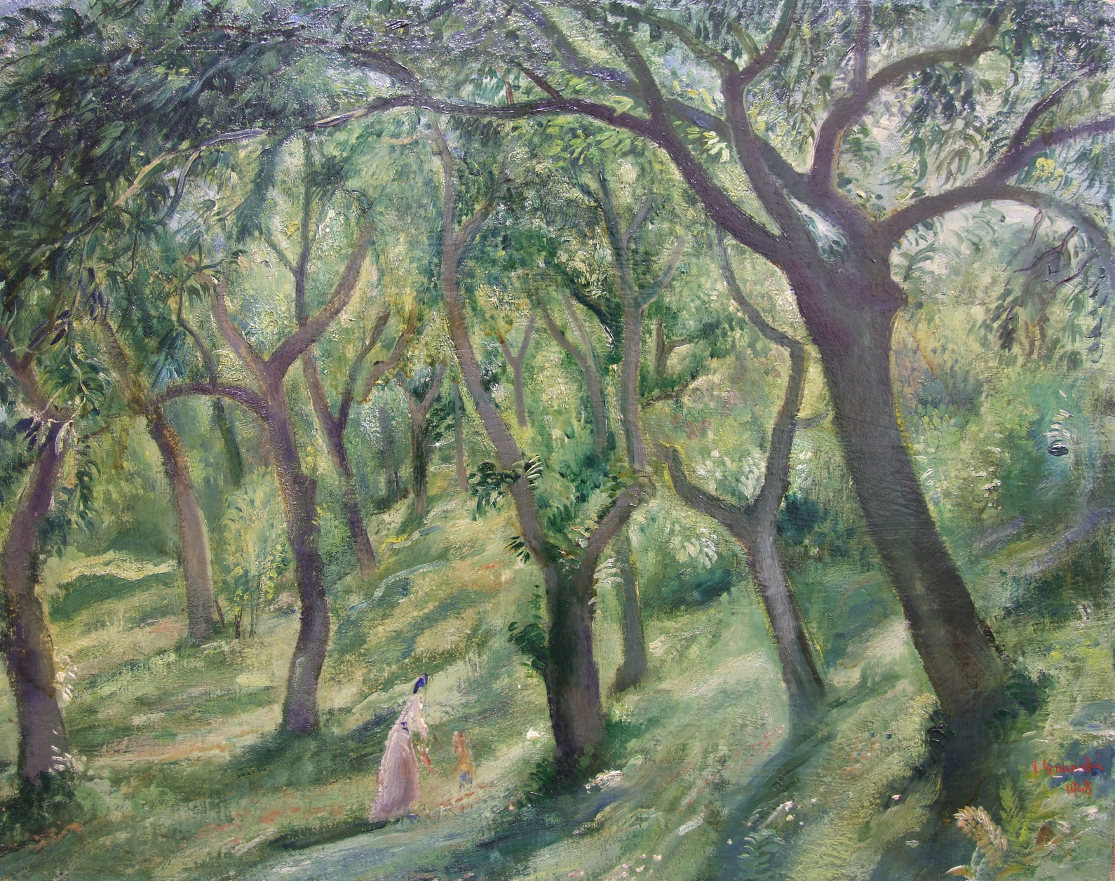 Vittorio Granchi, Luci e ombre tra i castagni (Amiata)