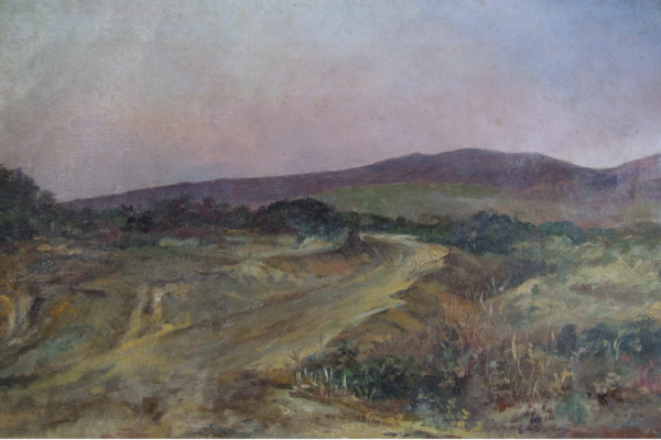 Pietro Aldi, Strada in Maremma (Capalbio)